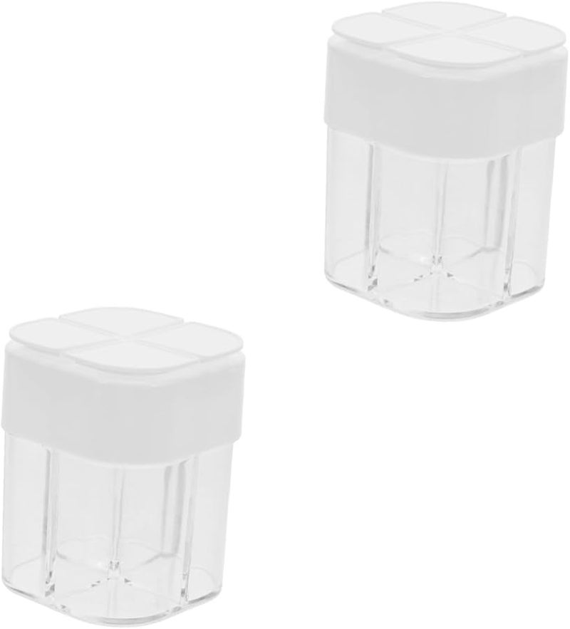 Ciieeo 2 Pcs Clear Spice Storage Containers Kitchen Seasoning Organization Box - Image 1